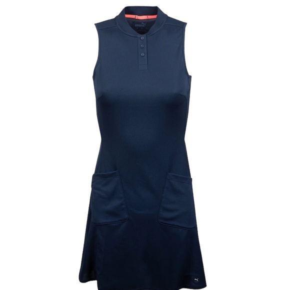 Puma Dresses & Skirts - PUMA Womens Farley Dress Navy Golf Dress- SS21 Women’s Size XS New With Tags